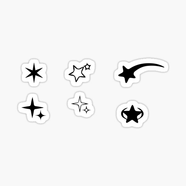 Item preview,  Black and white minimalist design of stars designed and sold by imadisorder.