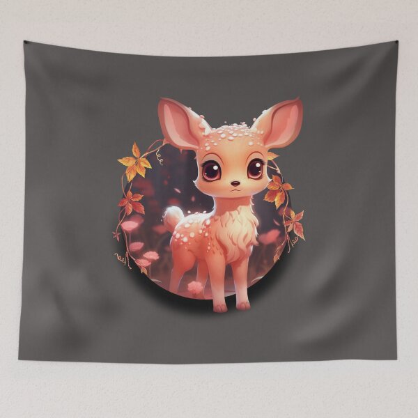Item preview, Kawaii Cute Autumn Deer designed and sold by Chmielayka.