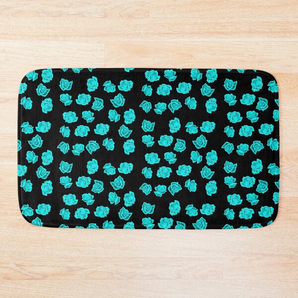 Item preview, Sharply glowing bright green roses on black designed and sold by FlowerandDesing.