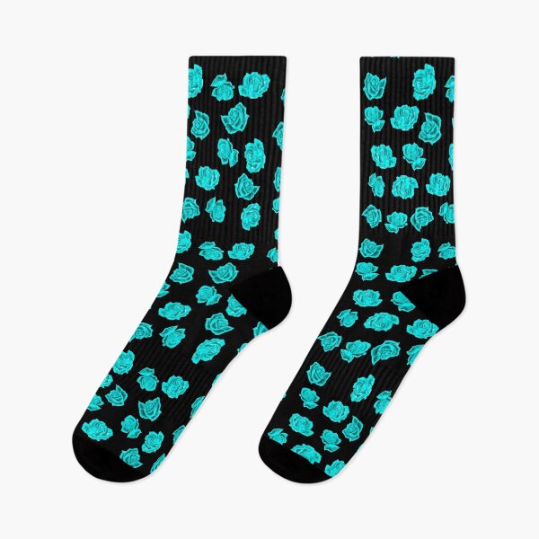 Item preview, Sharply glowing bright green roses on black designed and sold by FlowerandDesing.