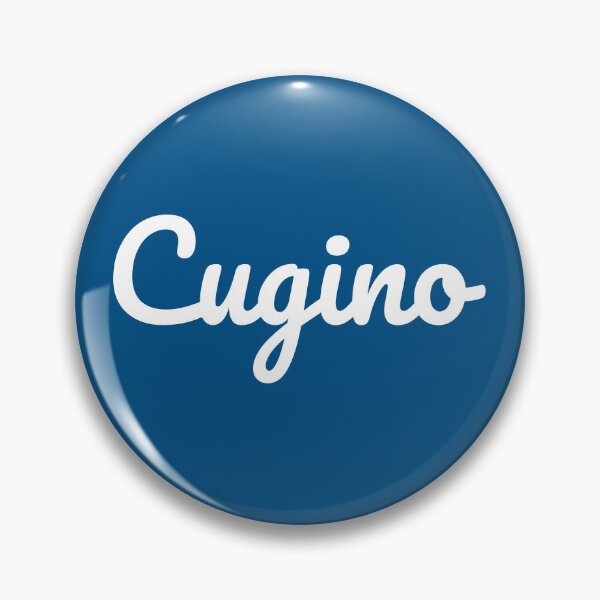 Item preview, 'Cugino' written in monochrome script font. designed and sold by All-Names.