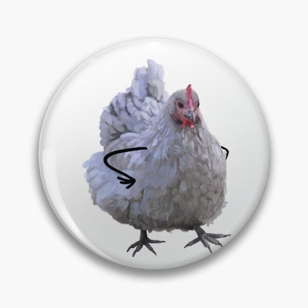 Item preview, silly chicken with arms designed and sold by kaitlynyaru.art.