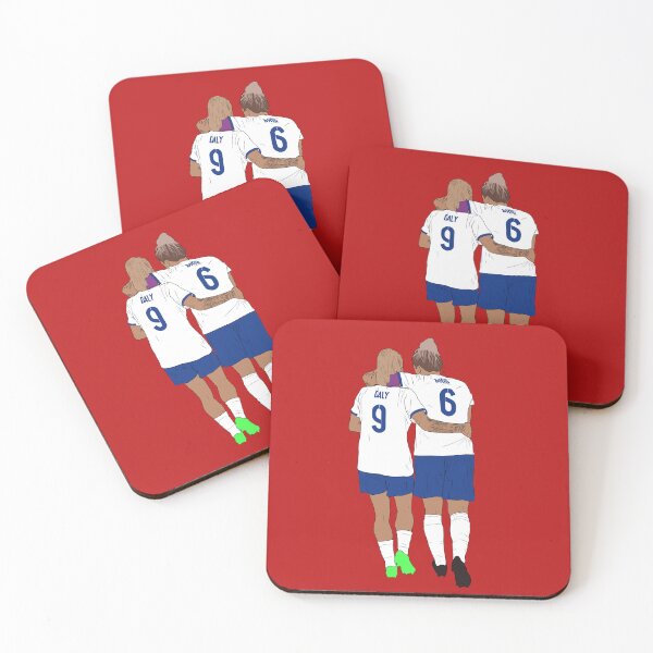 Item preview, England Lionesses Rachel Daly Millie Bright Women's Fooball Minimalist BFFs designed and sold by Hevding.