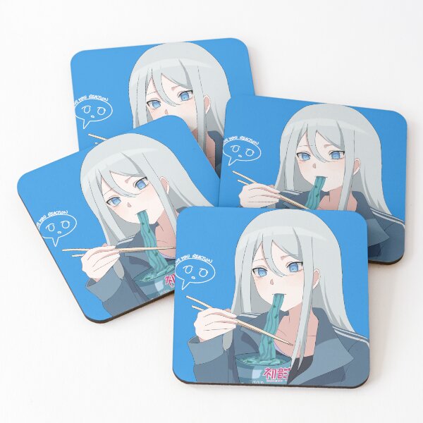 Item preview, Kanade Yoisaki eating miku cup noodles designed and sold by krbyji.