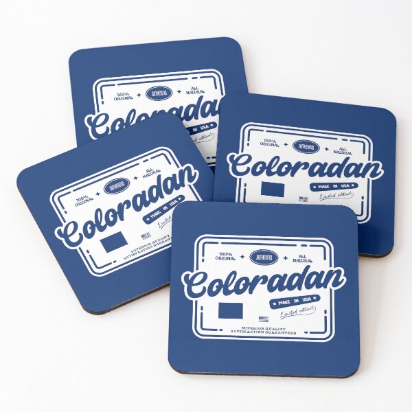 Item preview, Authentic Coloradan Cool Vintage Light Stamp Print Colorado Resident Gift  designed and sold by semisoberme.