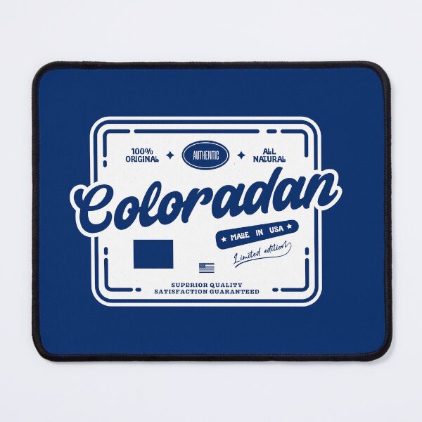 Item preview, Authentic Coloradan Cool Vintage Light Stamp Print Colorado Resident Gift designed and sold by semisoberme.
