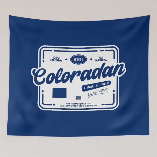 Item preview, Authentic Coloradan Cool Vintage Light Stamp Print Colorado Resident Gift  designed and sold by semisoberme.