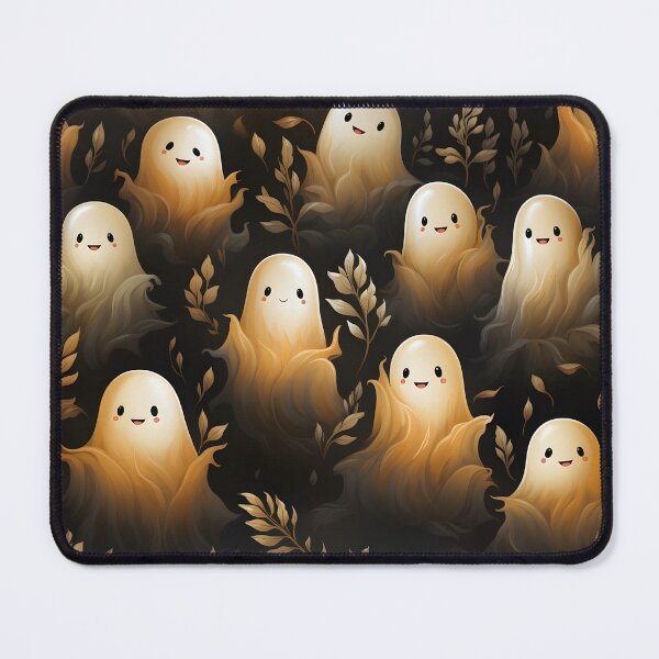 Item preview, Spooky Cuteness: Halloween Ghosts Seamless Pattern designed and sold by Moo7shop.