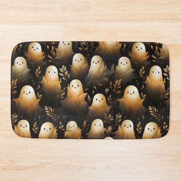 Item preview, Spooky Cuteness: Halloween Ghosts Seamless Pattern designed and sold by Moo7shop.