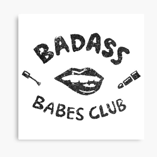 Badass Babes Club Flirt Canvas Print For Sale By Diardo Redbubble 