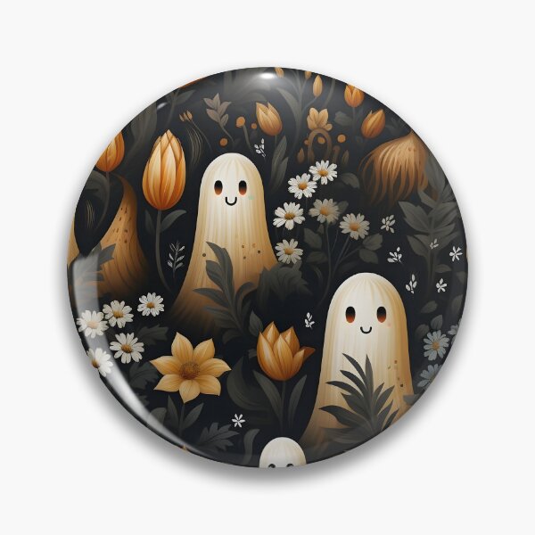 Item preview, Ghostly Delight: Cute Halloween Ghosts Seamless Pattern designed and sold by Moo7shop.