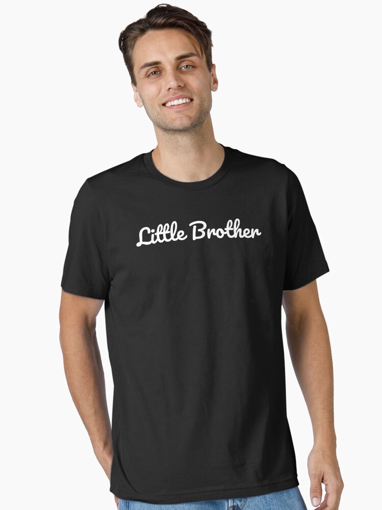 Little Brother' in white script font
