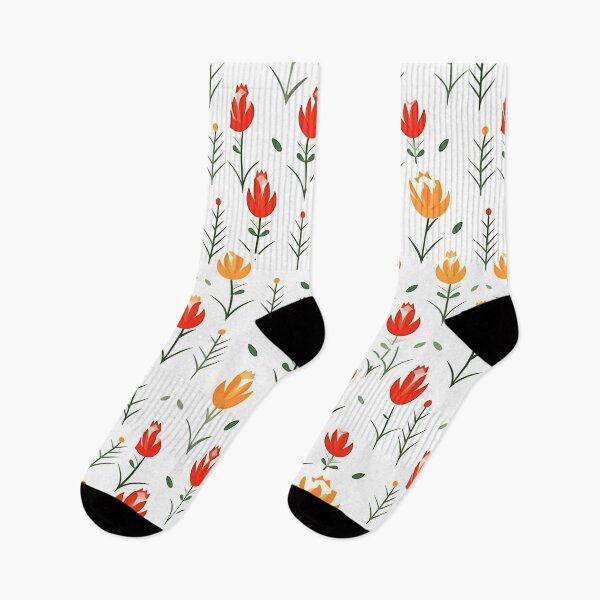 Item preview, Simplicity in Bloom: Minimalist Floral Seamless Pattern designed and sold by Moo7shop.