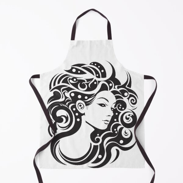 Item preview, Portrait of a beautiful woman with wild hair designed and sold by BuxomBabe21.
