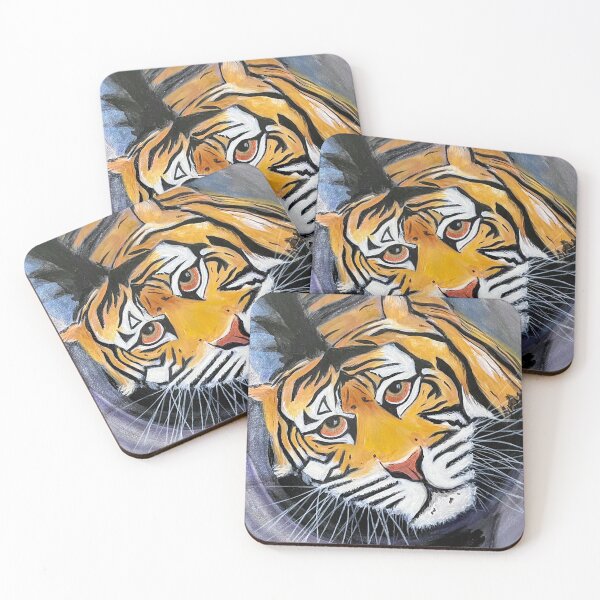 Item preview, Color me purple: I am a tiger  designed and sold by Soniaabrol.