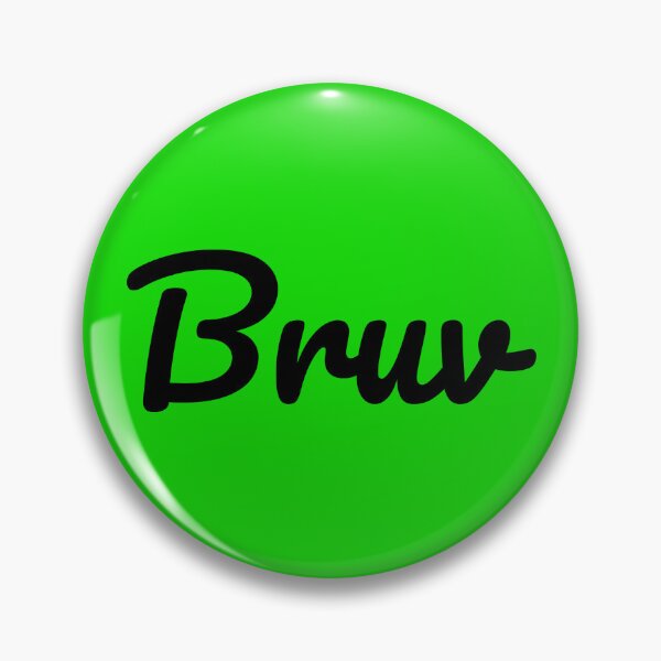 Item preview, 'Bruv' written in monochrome script font designed and sold by All-Names.