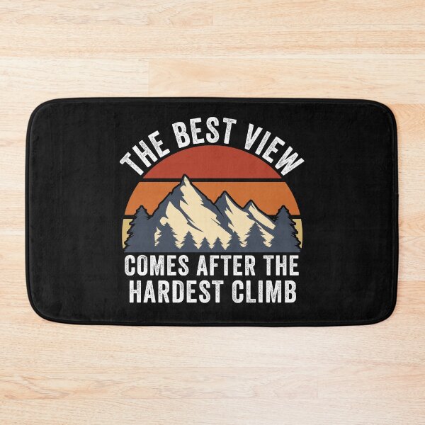 Item preview, The Best View Comes After The Hardest Climb, Hiking Lover, Mountain Climbing designed and sold by Cryptohaven.
