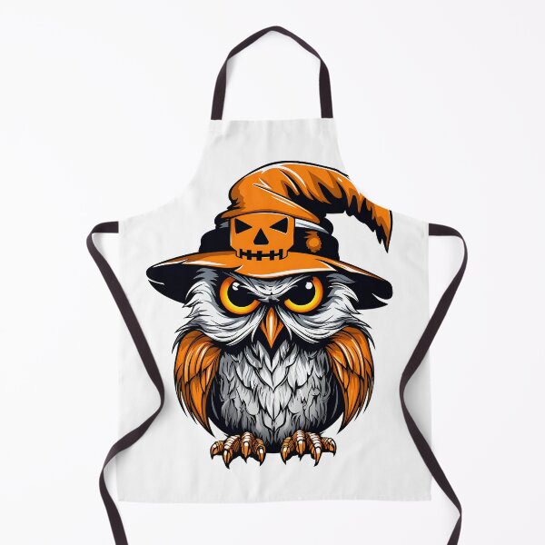 Item preview, Enchanted Nocturnal Companion - Owl with Hat Halloween Art designed and sold by Studio-Mind.