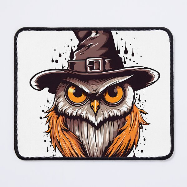 Item preview, Who's Ready for Halloween? - Owl with Hat Halloween Pattern designed and sold by Studio-Mind.