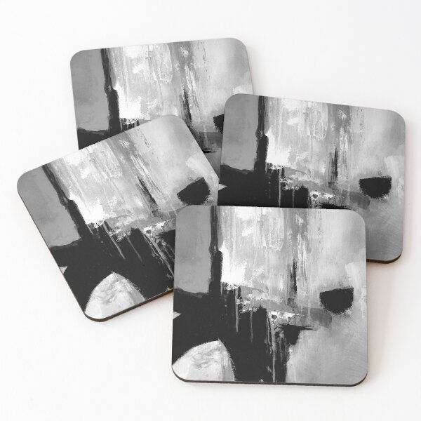 Item preview, Black white horizontal abstract  designed and sold by ElaSzczepaniak.