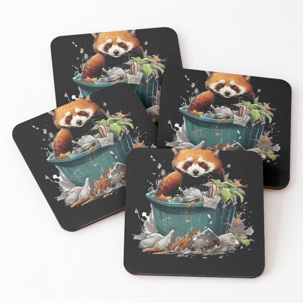 Item preview, Red Panda In Trash Cute Red Panda designed and sold by ArtFromBeyond.
