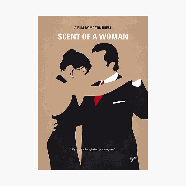 No888 My Scent of a Woman minimal movie poster Photographic Print