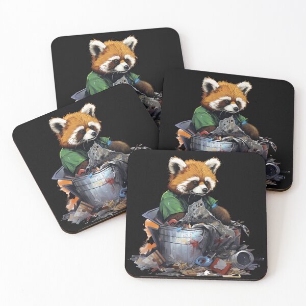 Item preview, Red Panda In Trash Cute Red Panda designed and sold by ArtFromBeyond.