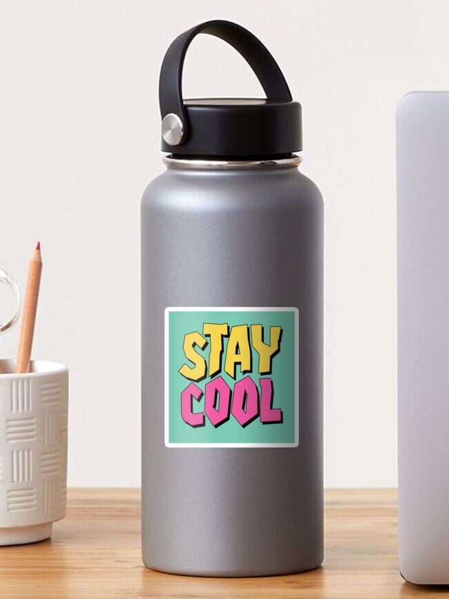 Thumbnail 1 of 3, Sticker, Stay Cool designed and sold by designyatri.