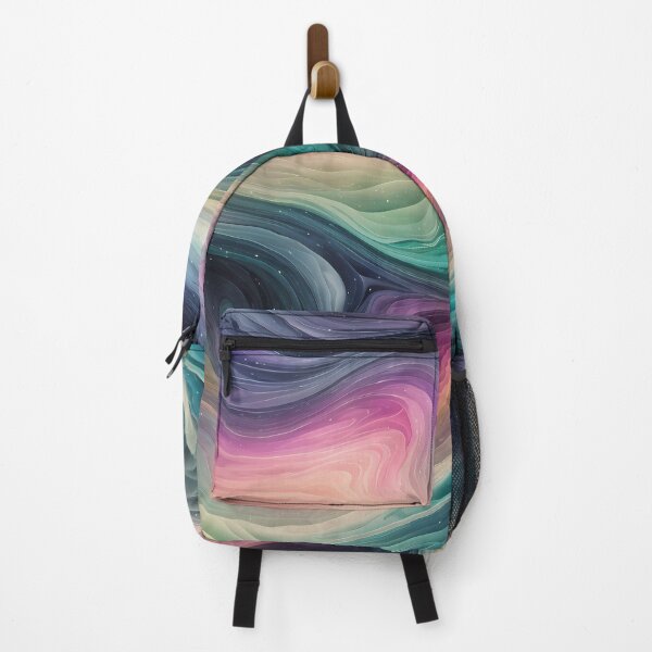Item preview, Luminescent Arctic Dance - pastel wavy pattern style designed and sold by Omarupattern51.