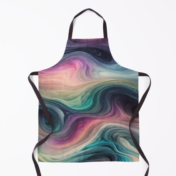 Item preview, Luminescent Arctic Dance - pastel wavy pattern style designed and sold by Omarupattern51.