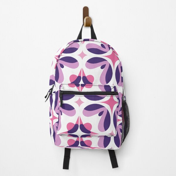Item preview, Simple Purple Pink Flower Tile Pattern designed and sold by AerinDigital.