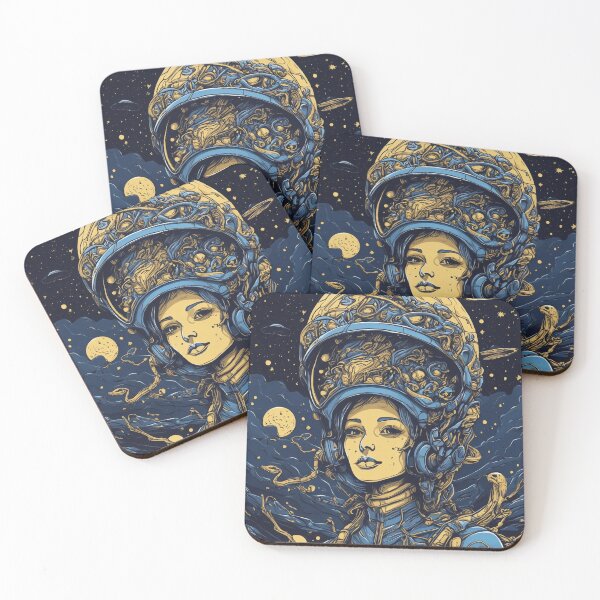 Item preview, Stardust Siren: A Mesmerizing Journey Through Cosmic Beauty designed and sold by artyDz.
