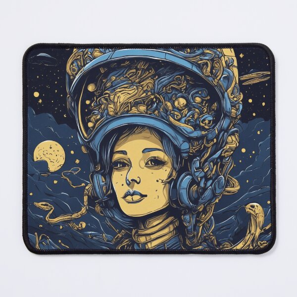 Item preview, Stardust Siren: A Mesmerizing Journey Through Cosmic Beauty designed and sold by artyDz.