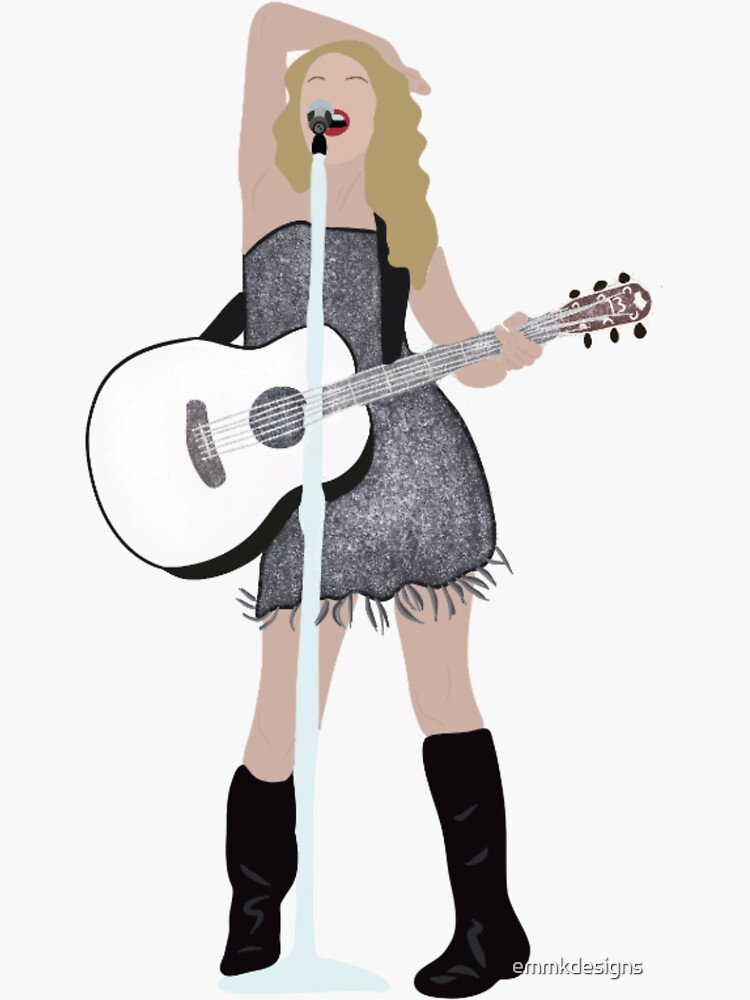 Fearless Minimalist Art - Taylor Swift Fearless - Sticker
