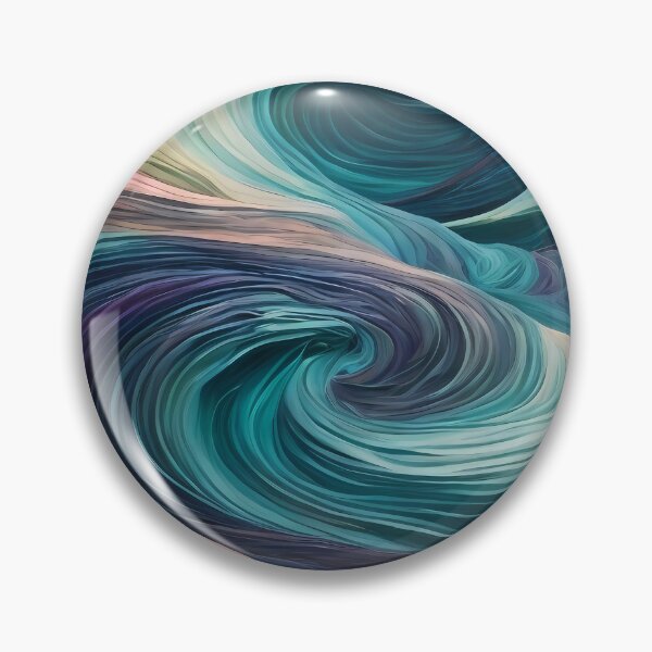 Item preview, Dazzling Symphony Aurora-style wavy pattern in pastel colors designed and sold by Omarupattern51.
