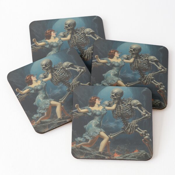 Item preview, Beautiful Girl Fighting an Armored Skeleton # 1 designed and sold by Demonik-Art.
