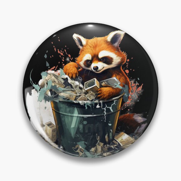 Item preview, Red Panda In Trash Cute Red Panda designed and sold by ArtFromBeyond.