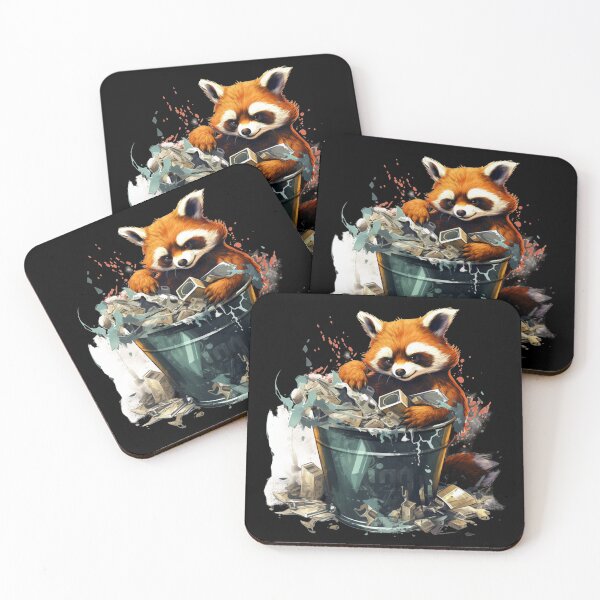 Item preview, Red Panda In Trash Cute Red Panda designed and sold by ArtFromBeyond.