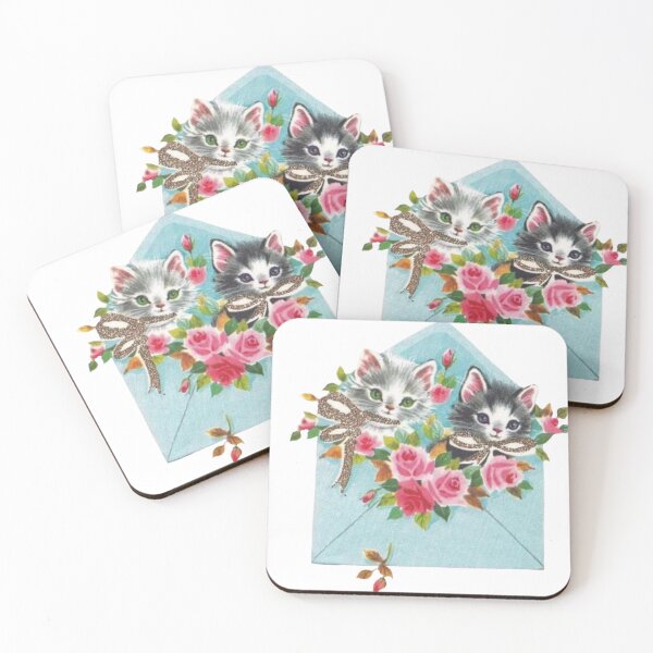Item preview, Coquette Cats Card designed and sold by Pixiedrop.