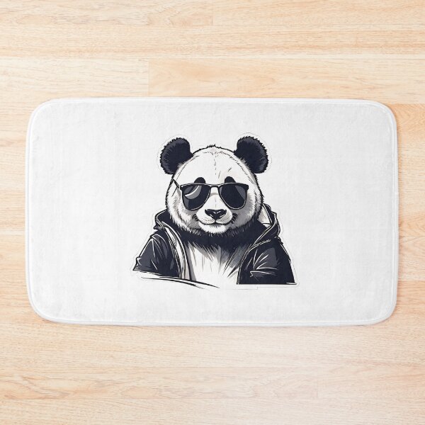 Item preview, Panda wearing sunglasses, minimalist, logo, vector, T shirt design , logo, sticke designed and sold by teerapol24.