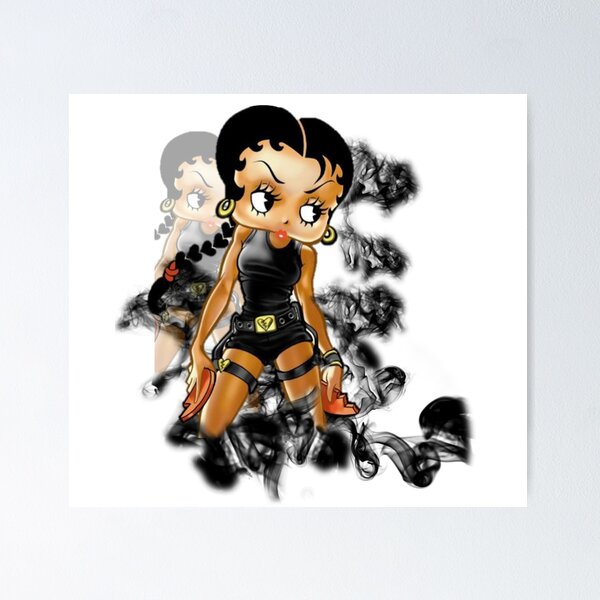 600px x 600px - Black Betty Boop Posters for Sale | Redbubble