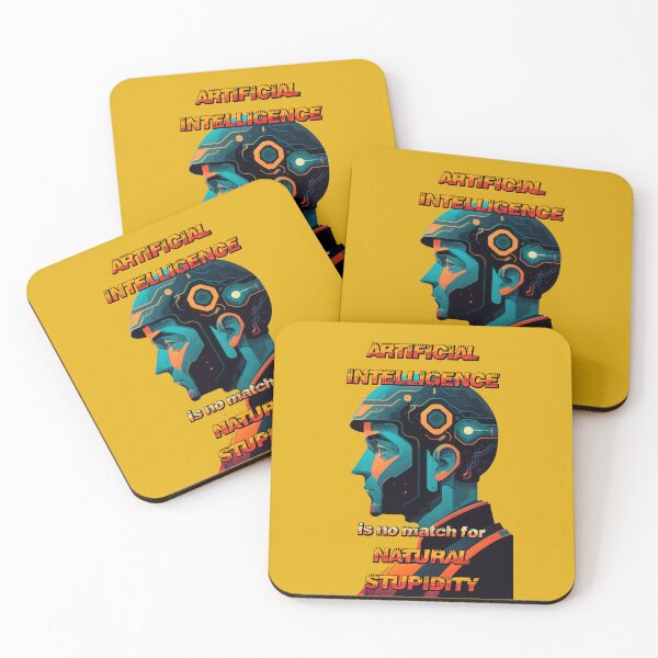 Item preview, Artificial Intelligence is no match for Natural Stupidity designed and sold by SolidEarthArt.