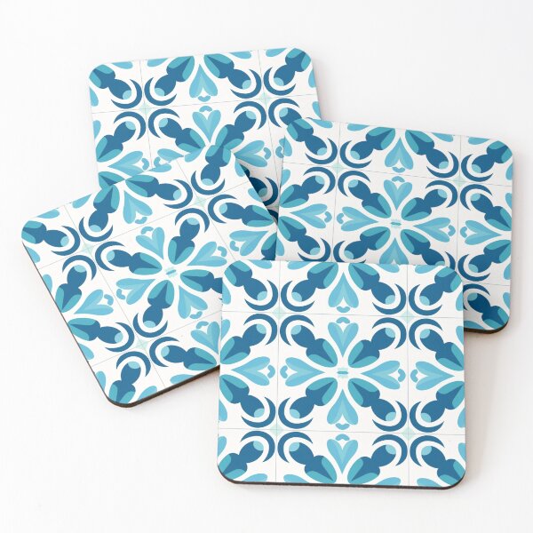 Item preview, Simple Blue Tile Seamless Pattern designed and sold by AerinDigital.