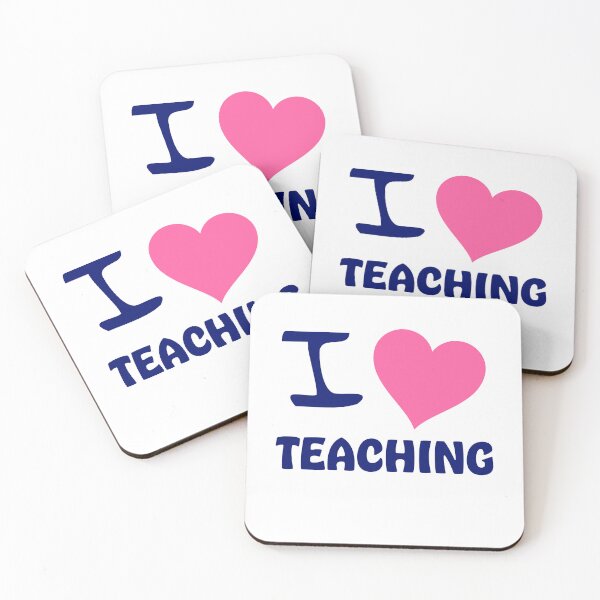 Item preview, I Love Teaching | Teacher | Teachers | Teacher Appreciation | Educator | School | Hot Pink designed and sold by ShoniwDesigns.