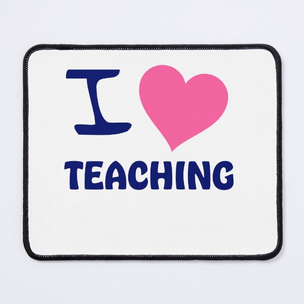 Item preview, I Love Teaching | Teacher | Teachers | Teacher Appreciation | Educator | School | Hot Pink designed and sold by ShoniwDesigns.