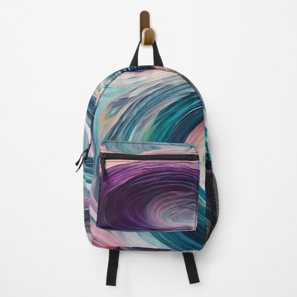 Item preview, Boreal Cosmic Wave - wavy pattern style in pastel colors designed and sold by Omarupattern51.