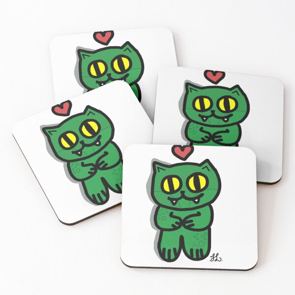 Item preview, Reptilian cat designed and sold by Doodles Creations.