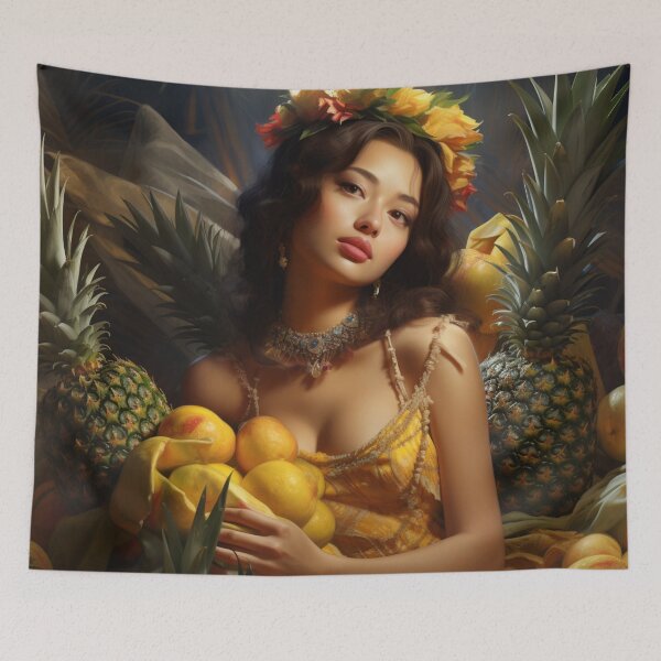 Item preview, Pineapple Princess designed and sold by Gritz - Photographer, AI Artist.