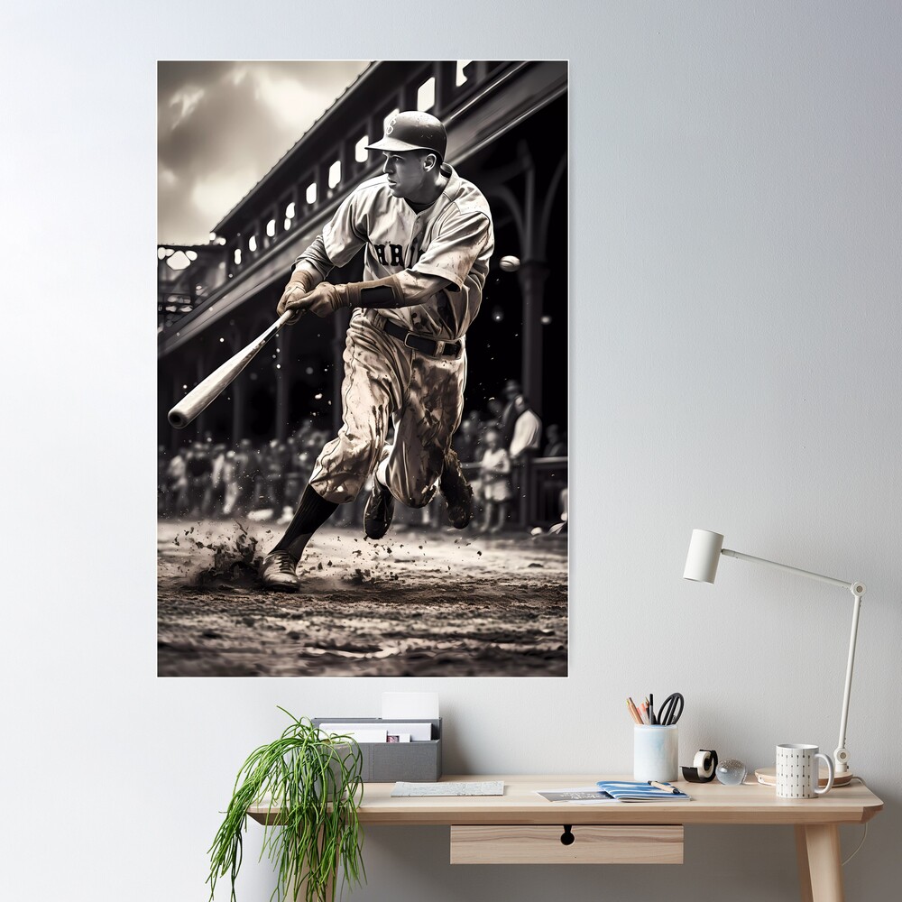 1919 Baseball Photo 3 - Cool Casual Apparel Design | Poster