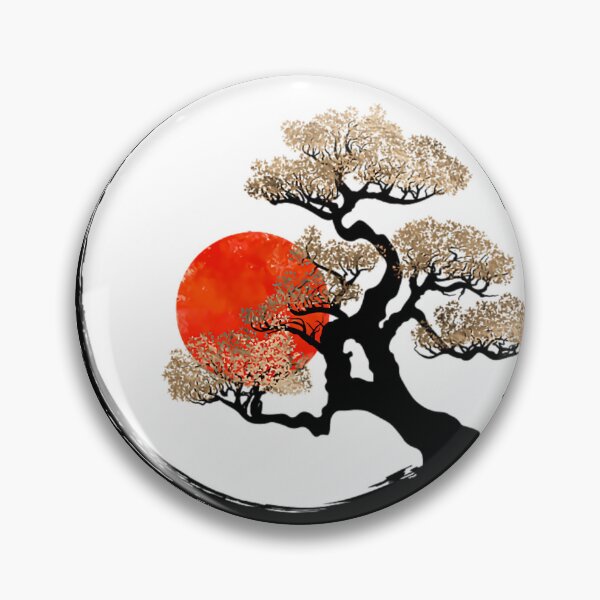 Item preview, Enso Circle and Bonsai Tree on Canvas   	 	 designed and sold by ygqujuhui99.